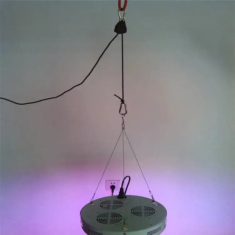 Lanyard Hanging 1/8" Grow Tent LED Grow Light Pulley Rope Ratchet Adjustable Rope For Room Box Growing Light Greenhouse Fixtures