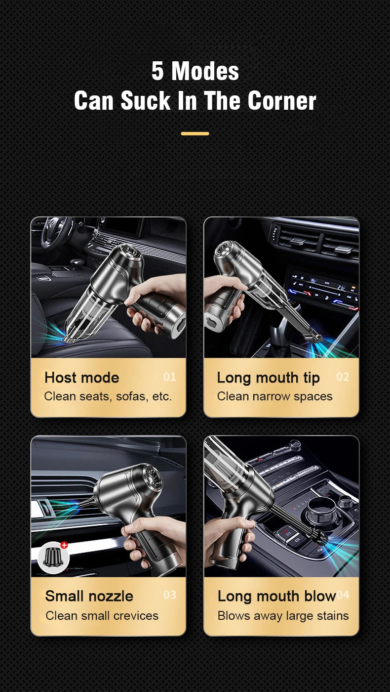 BALASHOV Cordless Brushless Handheld Car & Home Vacuum Cleaner – Ultra-Powerful Dual-Use Mini Vacuum with Long-Lasting Battery - Premium vac from dsers - Just $6.99! Shop now at Lizard Vigilante