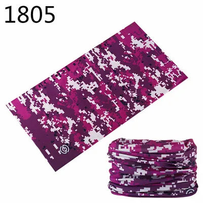 Camouflage Seamless Magic Bandana Buffs Neck Gaiter Paisley Headband Cycling Fishing Tube Face Shield Men Women Scarf Mask Cap - Premium neck gaiter from Lizard Vigilante - Just $5.99! Shop now at Lizard Vigilante