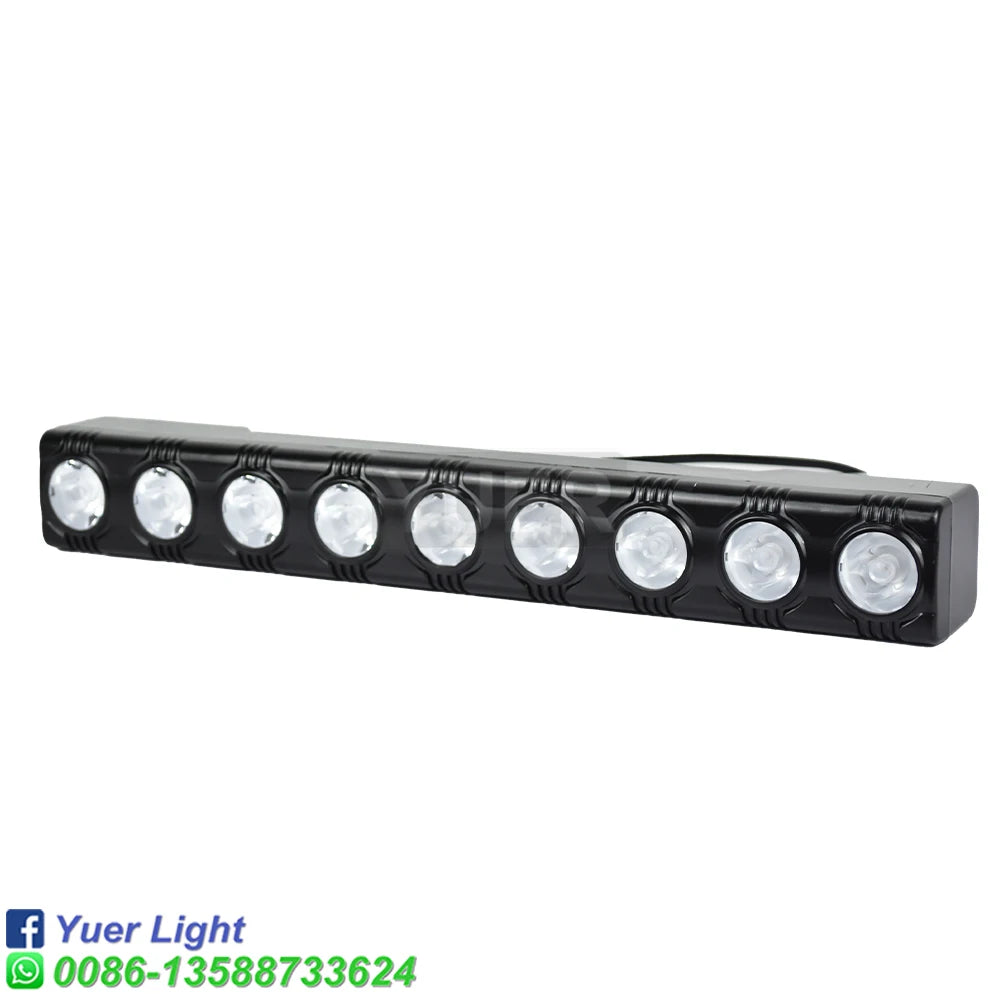 YUER 9x12W RGBW LED Bar Light with Remote – Professional DMX512 Stage & Party Light, 4-in-1 Wash Light for DJ, Disco, and Event Lighting - Premium disco lights from Lizard Vigilante - Just $53.99! Shop now at Lizard Vigilante