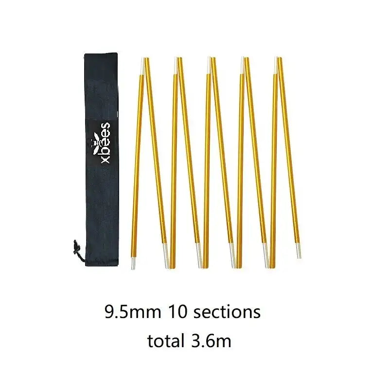 Camping Alloy Tent Poles DIY Tent Rod Skeleton 8.5mm 9.5mm 11mm