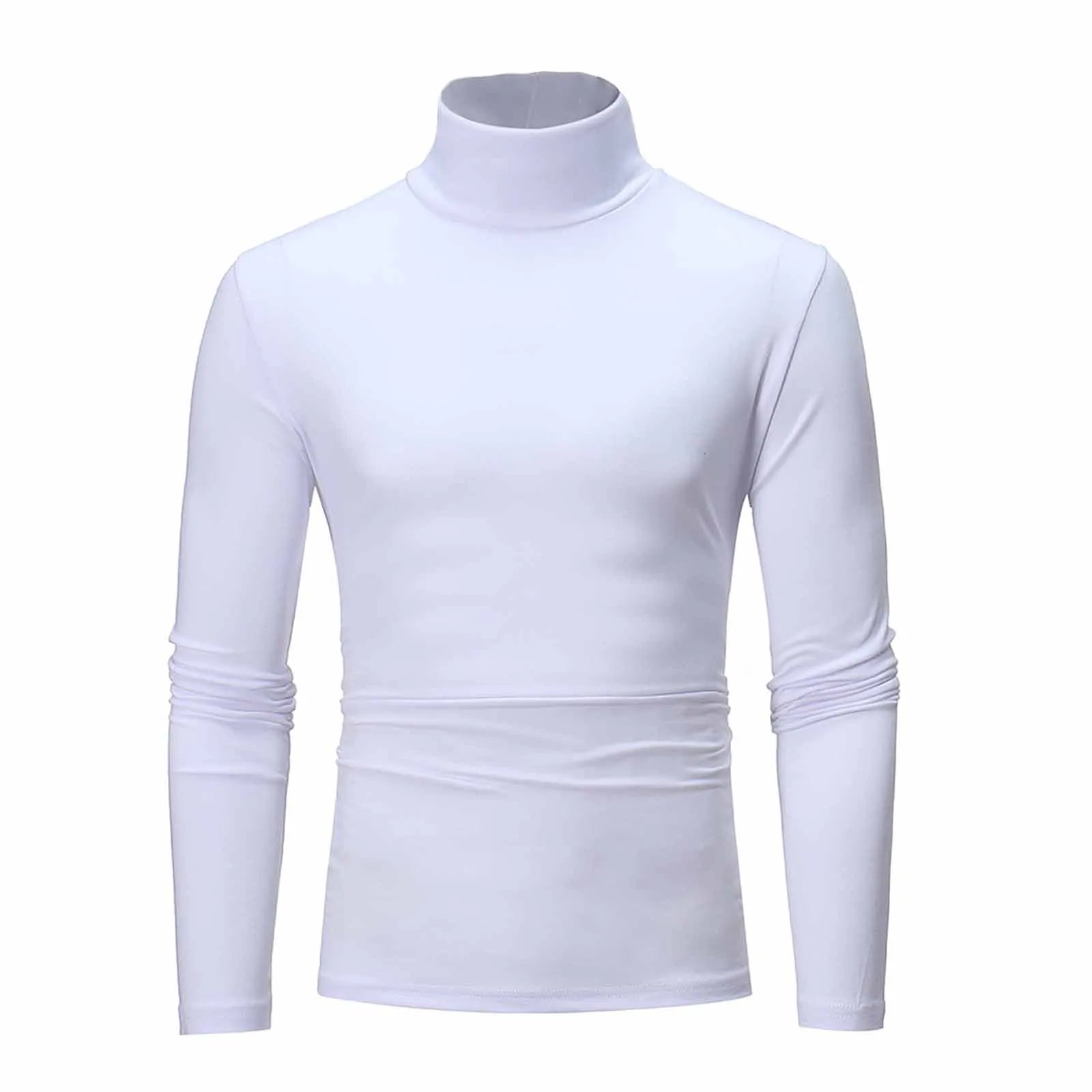 Men's Thermal Long Sleeve Turtleneck T-Shirt – Casual Slim Fit Pullover Top for Autumn and Winter - Premium turtleneck from Lizard Vigilante - Just $32.88! Shop now at Lizard Vigilante