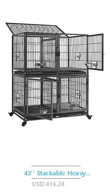 Corner Dog Crate Medium Large Dogs Indoor Space Saving Kennel TV Stand Decorative Pet House Dual-Purpose Furniture Comfortable - Premium  from Lizard Vigilante - Just $510.99! Shop now at Lizard Vigilante