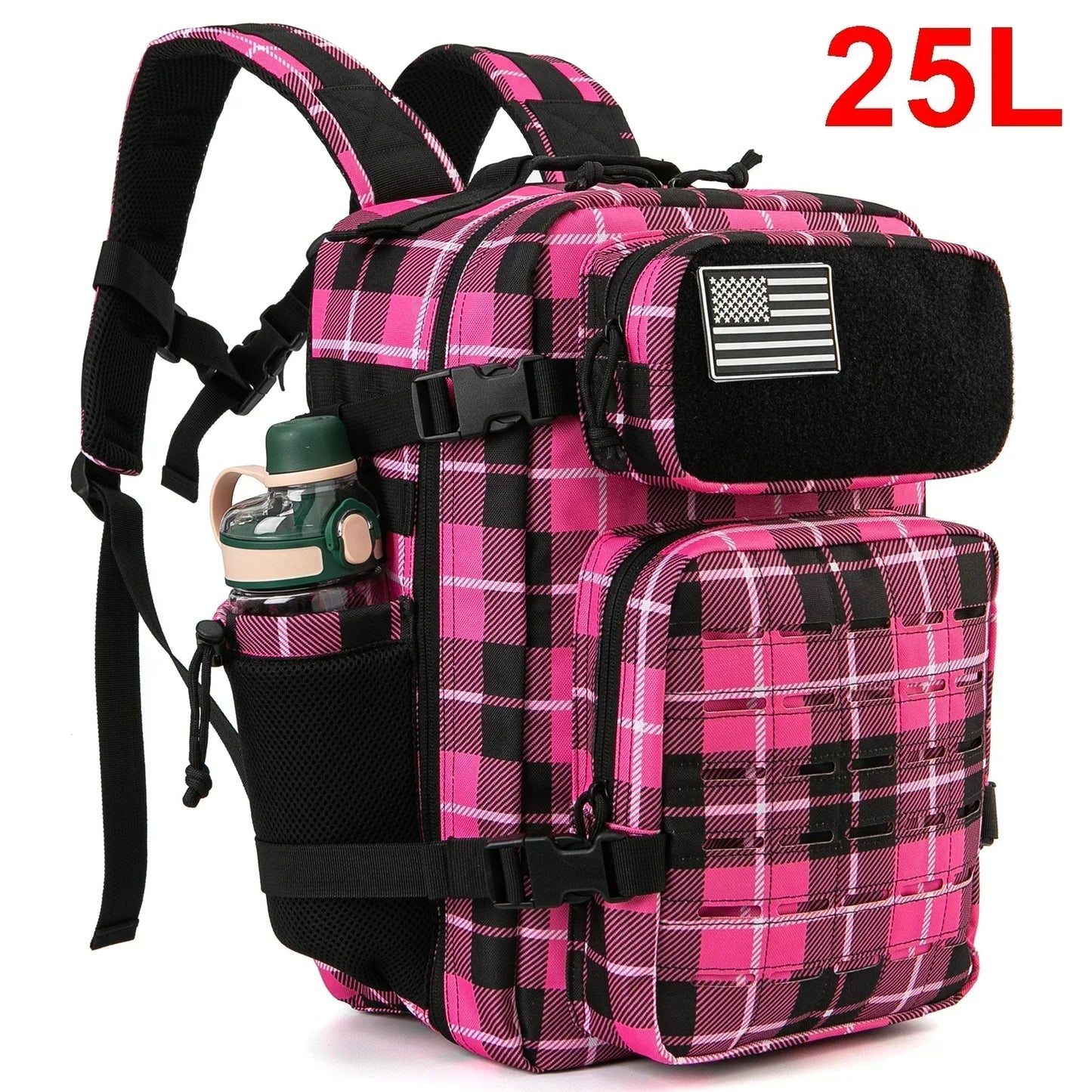 25L/45L Tactical Backpack Outdoor for Men and Women heavy duty Bag Small School Rucksack Hiking backpac kwith Bottle Holder - Premium backpack from Lizard Vigilante - Just $49.99! Shop now at Lizard Vigilante