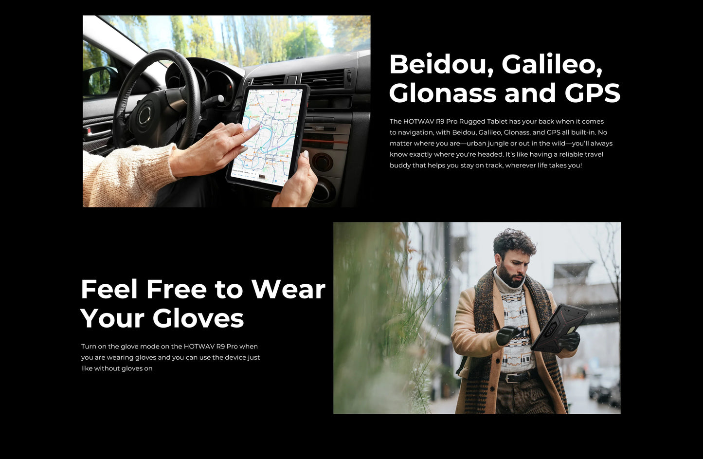 HOTWAV R9 Pro Rugged Tablet 11'' FHD+ 2K Display 20080mAh Massive Battery Pad Android 14 6GB 256GB Camera Global 4G Tablet PC