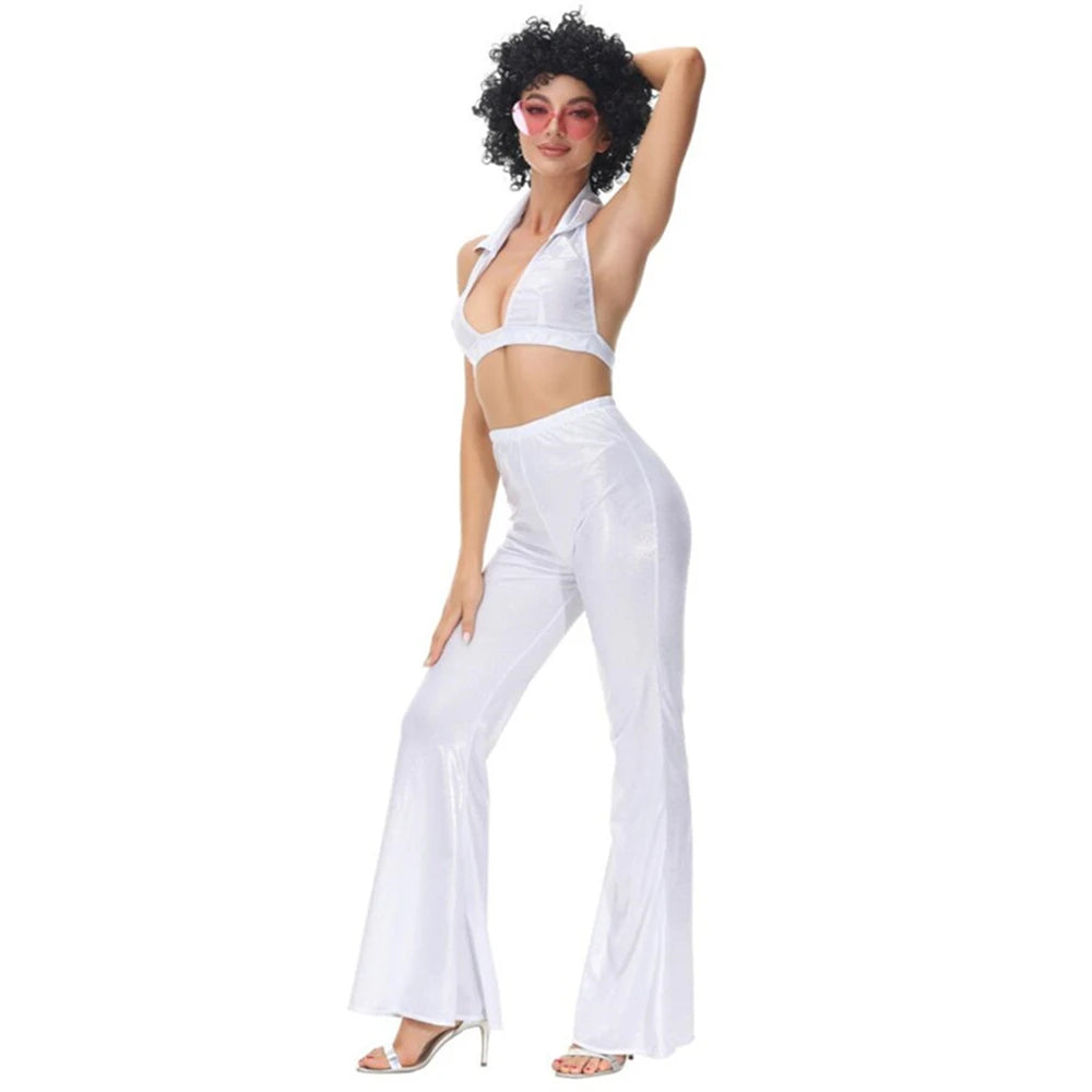 Women's Sexy Rock Disco Hippie Costumes: 70s 80s Party Outfits - Premium Cosplay Costumes from Lizard Vigilante - Just $28.88! Shop now at Lizard Vigilante