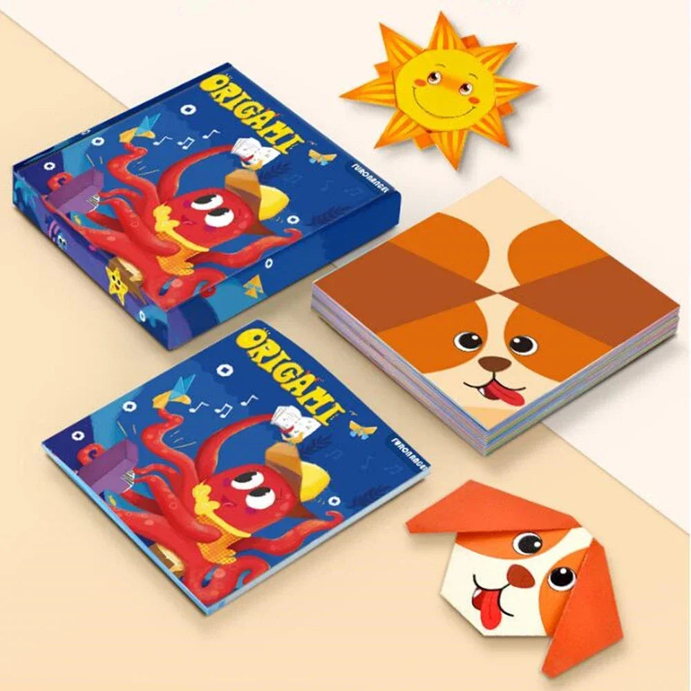 Montessori Animal Origami Paper Craft Kit for Kids