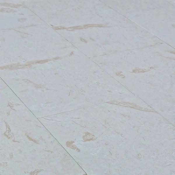 Shell Stone White Fossil Limestone Tumbled Pavers - Full Truckload