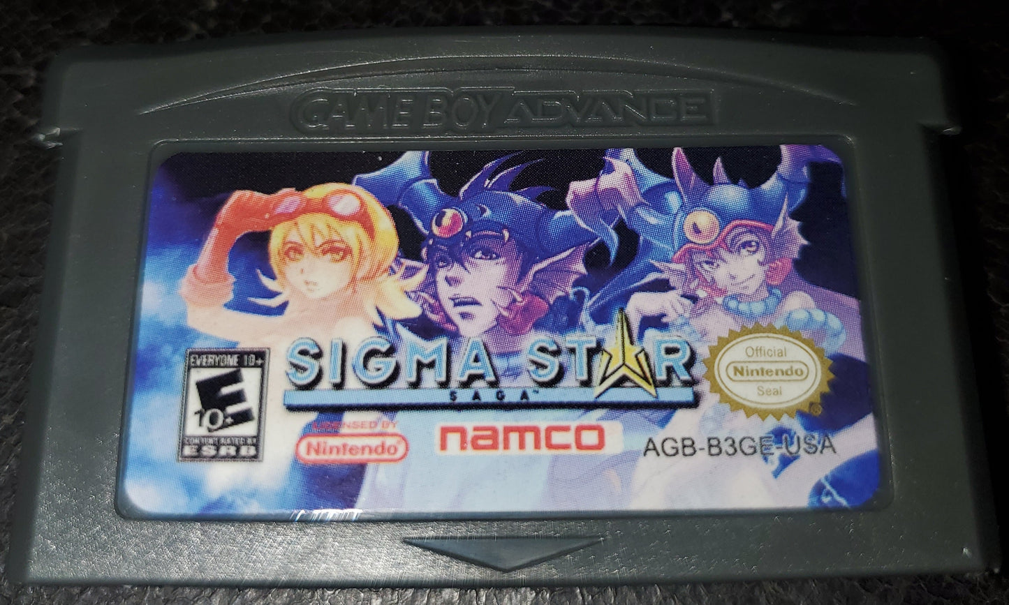 Sigma Star Saga GBA Video Game Boy Advance Nintendo