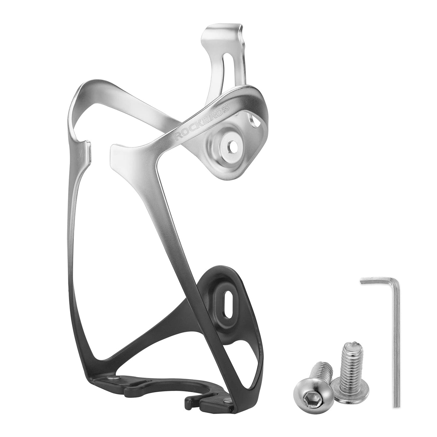 ROCKBROS Lightweight Aluminum Bike Water Bottle Cage Secure Adjustable Holder for Cycling