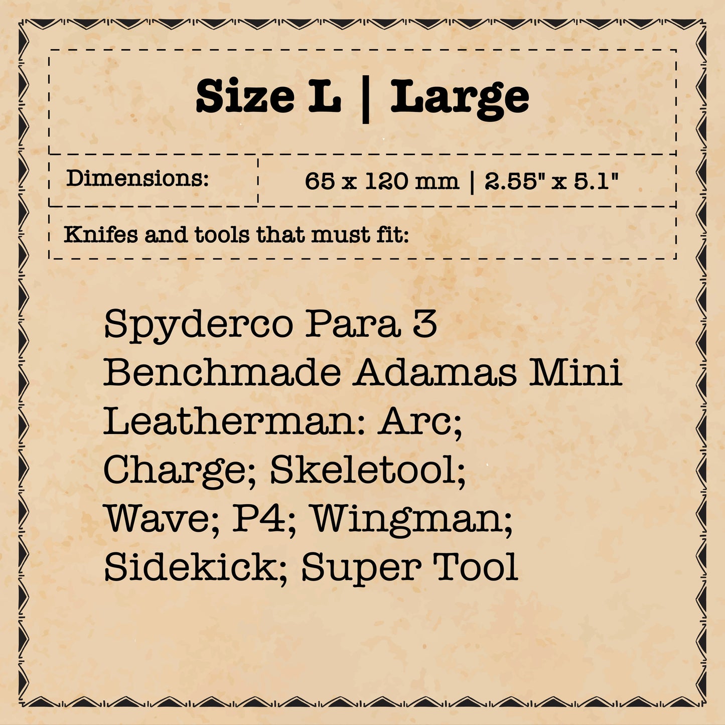 Knife Sheath - Sailor v3 | Leather EDC | Pocket Knife Holder