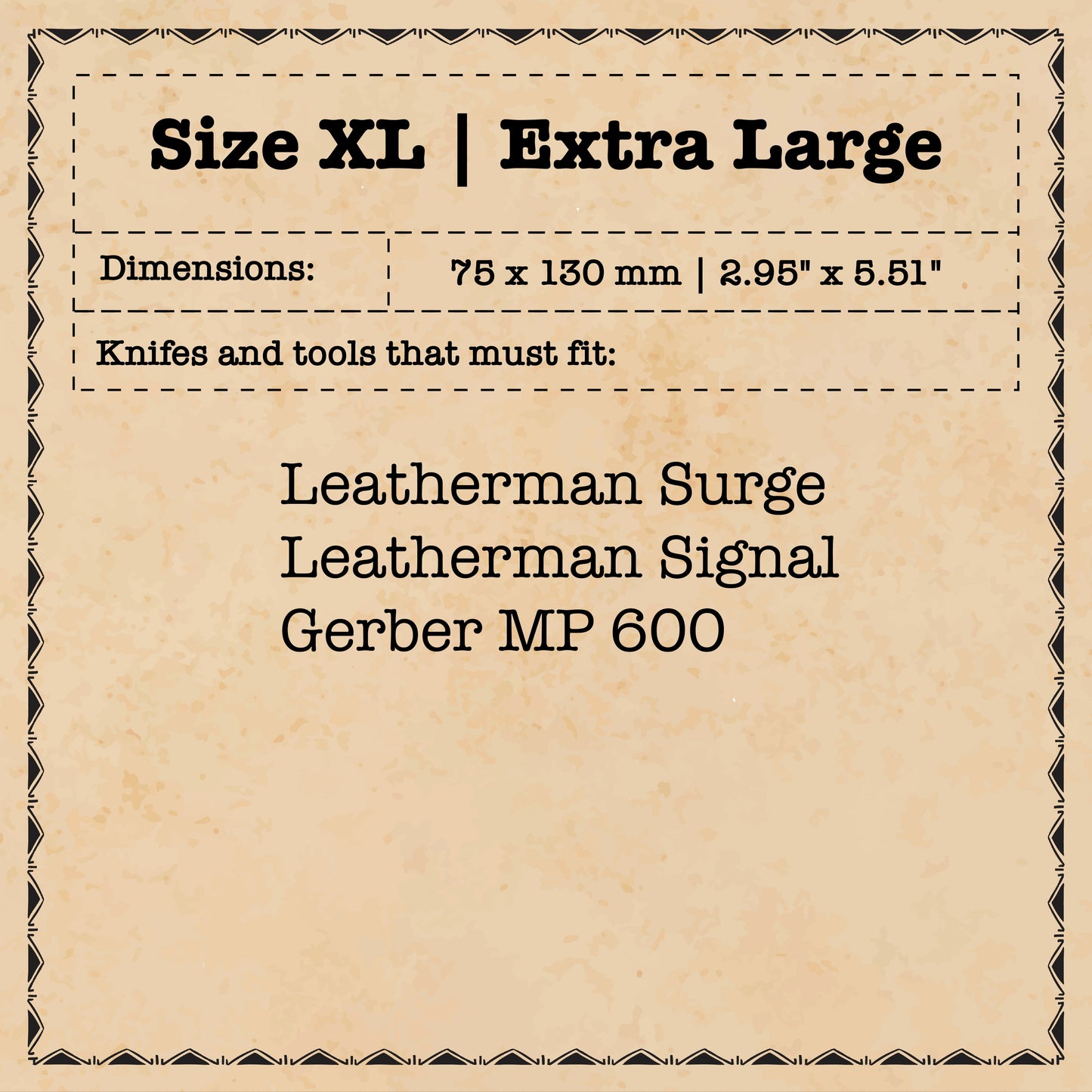 Knife Sheath - Sailor v3 | Leather EDC | Pocket Knife Holder