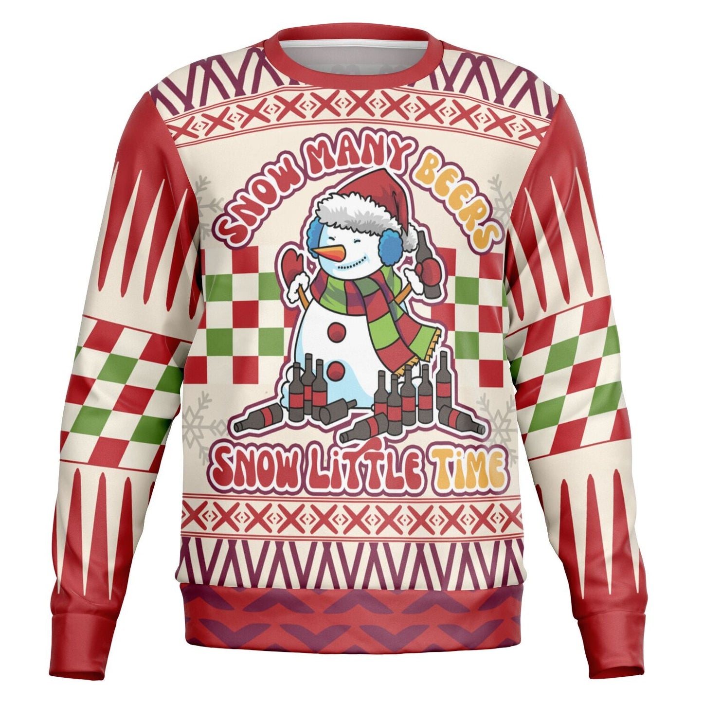 Snow Many Beers, Snow Little Time Christmas Sweatshirt