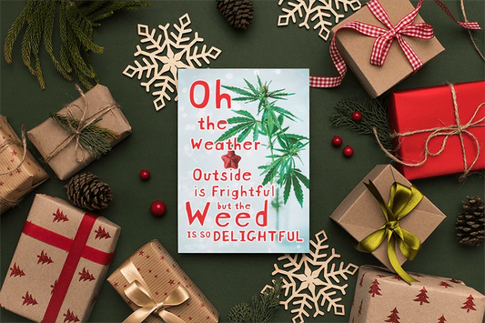 Weed is So Delightful Greeting Cards (1, 10, 30, and 50pcs)