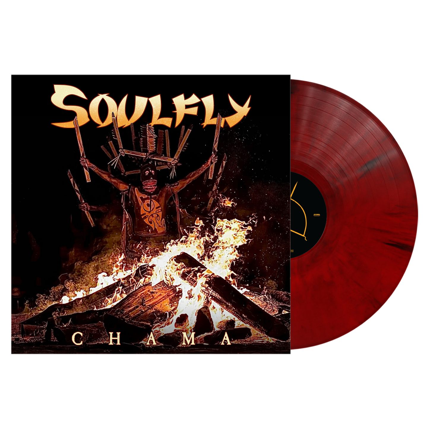 SOULFLY ‘CHAMA’ LP (Exclusive – Limited to 300, Red & Black Marble Vinyl)