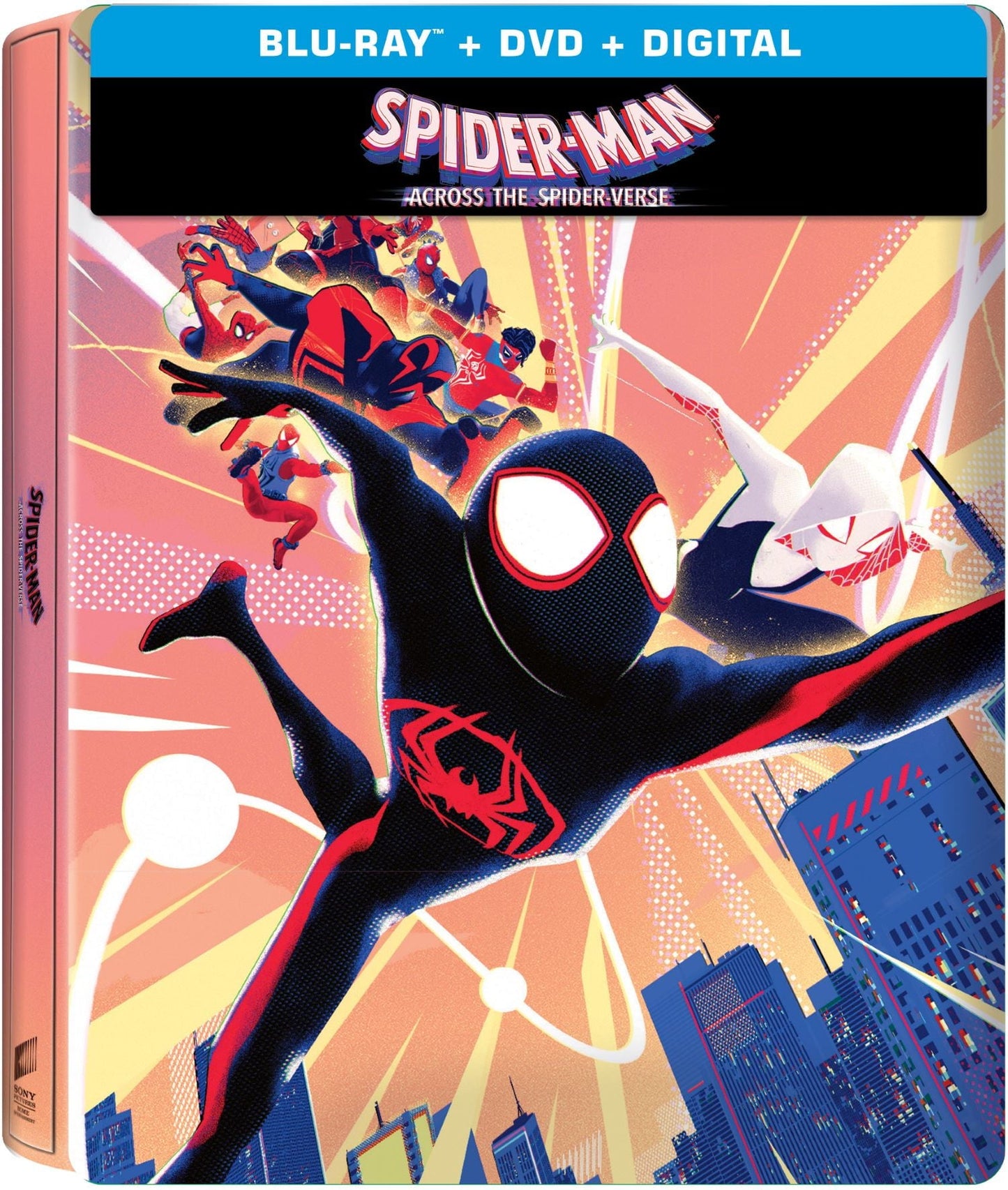 Spider-Man: Across the Spider-Verse - Limited Edition Steelbook (Blu-ray + DVD + Digital)