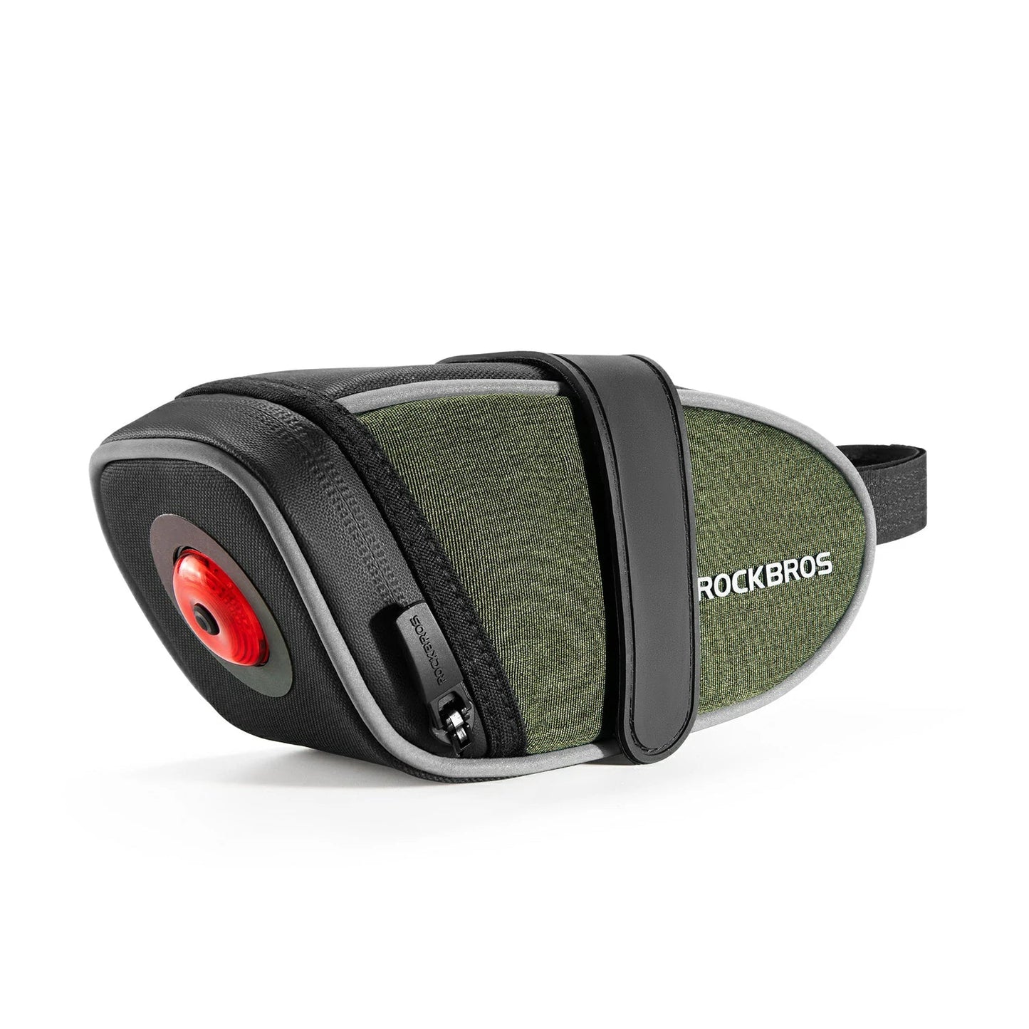 Multifunctional Cycling Tail Bag With Light