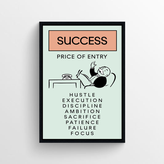 Success Monopoly Poster