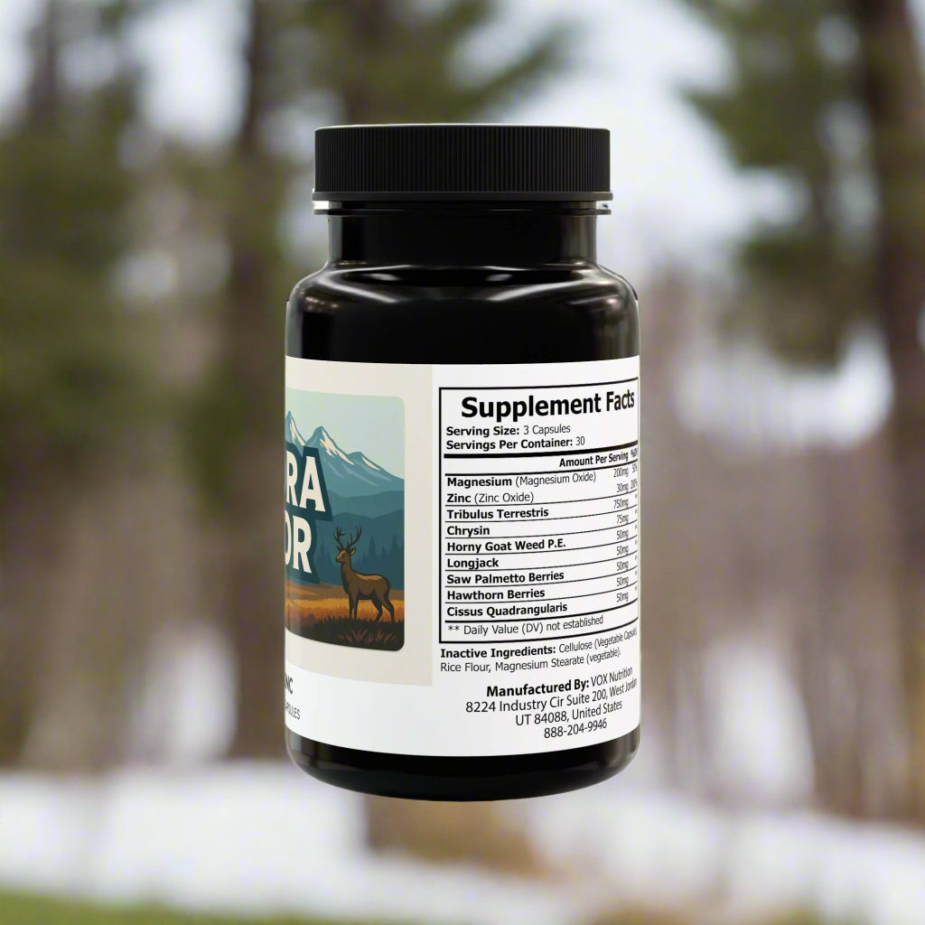 Tundra Valor Magnesium Zinc Power Complex Supplement (90 Capsules)