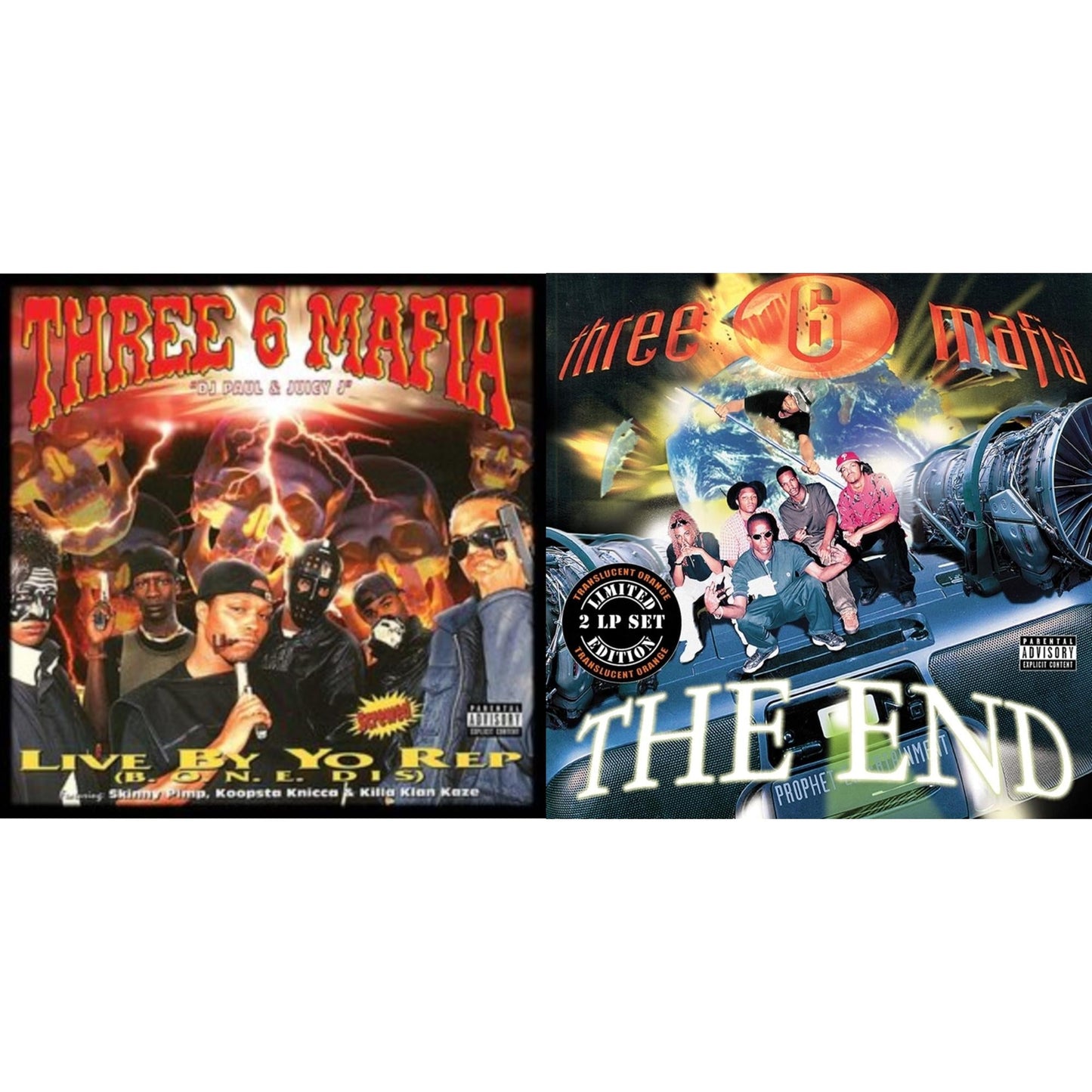 Live By Yo Rep & End (2LP/Translucent Orange Vinyl)