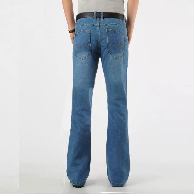 New Men's Bell-Bottom Pants Men's Slim-Fit Slimming Jeans Men's Bootcut Trousers Trousers Flared Jeans Trousers - Premium jeans from Lizard Vigilante - Just $32.99! Shop now at Lizard Vigilante