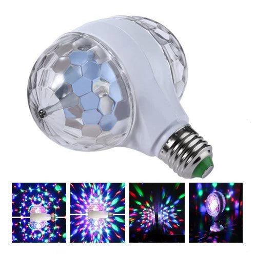 Double Head Rotate Degree Colorful Rotating Stage Light LED Bulb Magic Ball Bar KTV Stage Laser Crystal Flashing Light - Premium light bulb from Lizard Vigilante - Just $14.99! Shop now at Lizard Vigilante