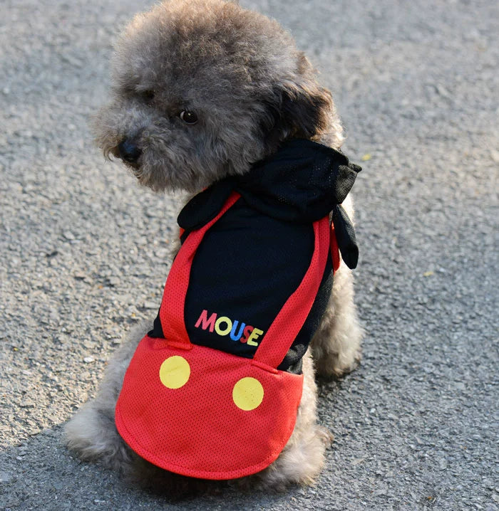 Breathable Summer Teddy Vest - Mickey Panda Pet Costume for Dogs - Premium pet costume from Lizard Vigilante - Just $19.99! Shop now at Lizard Vigilante