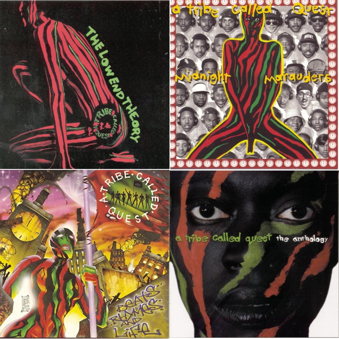 Low End Theory & Midnight Marauders & Beats Rhymes & Life & Anthology