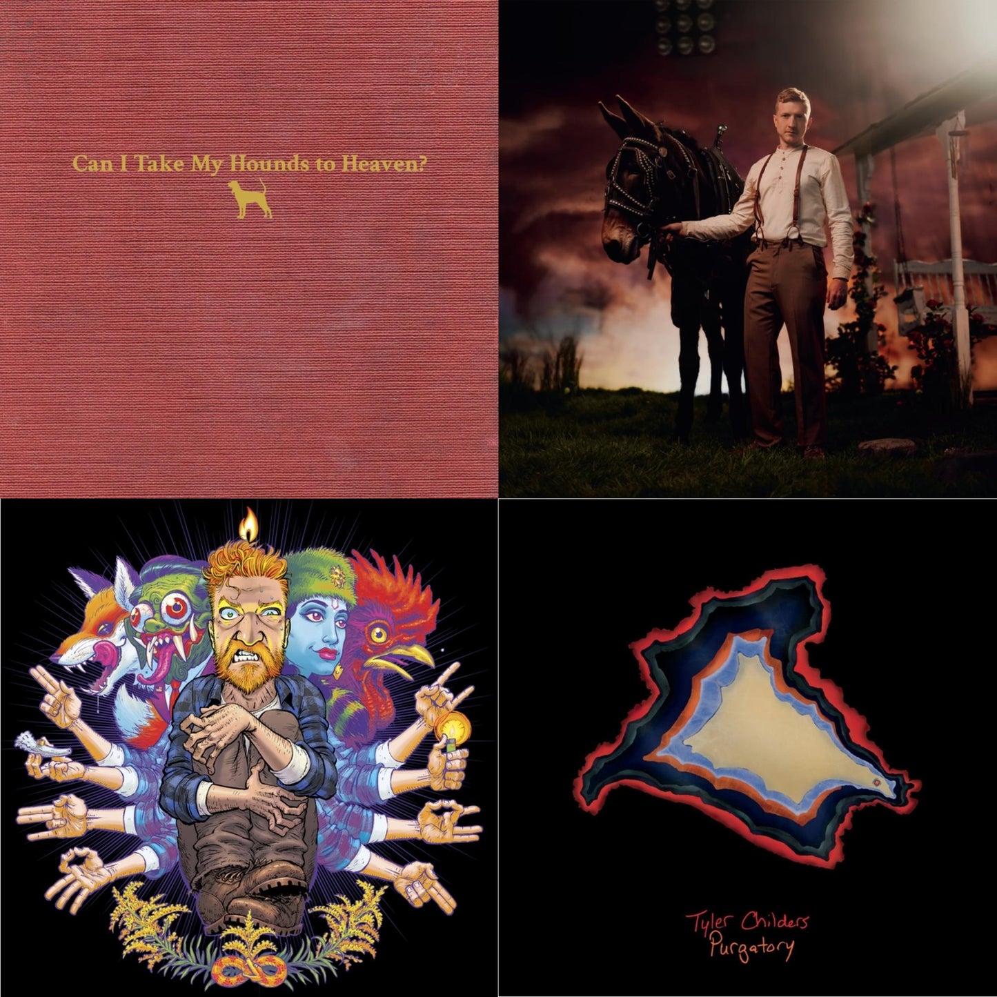 Tyler Childers - Country Squire (150G/Dl Code) & Can I Take My Hounds To Heaven? (3LP) & Rustin In The Rain & Purgatory