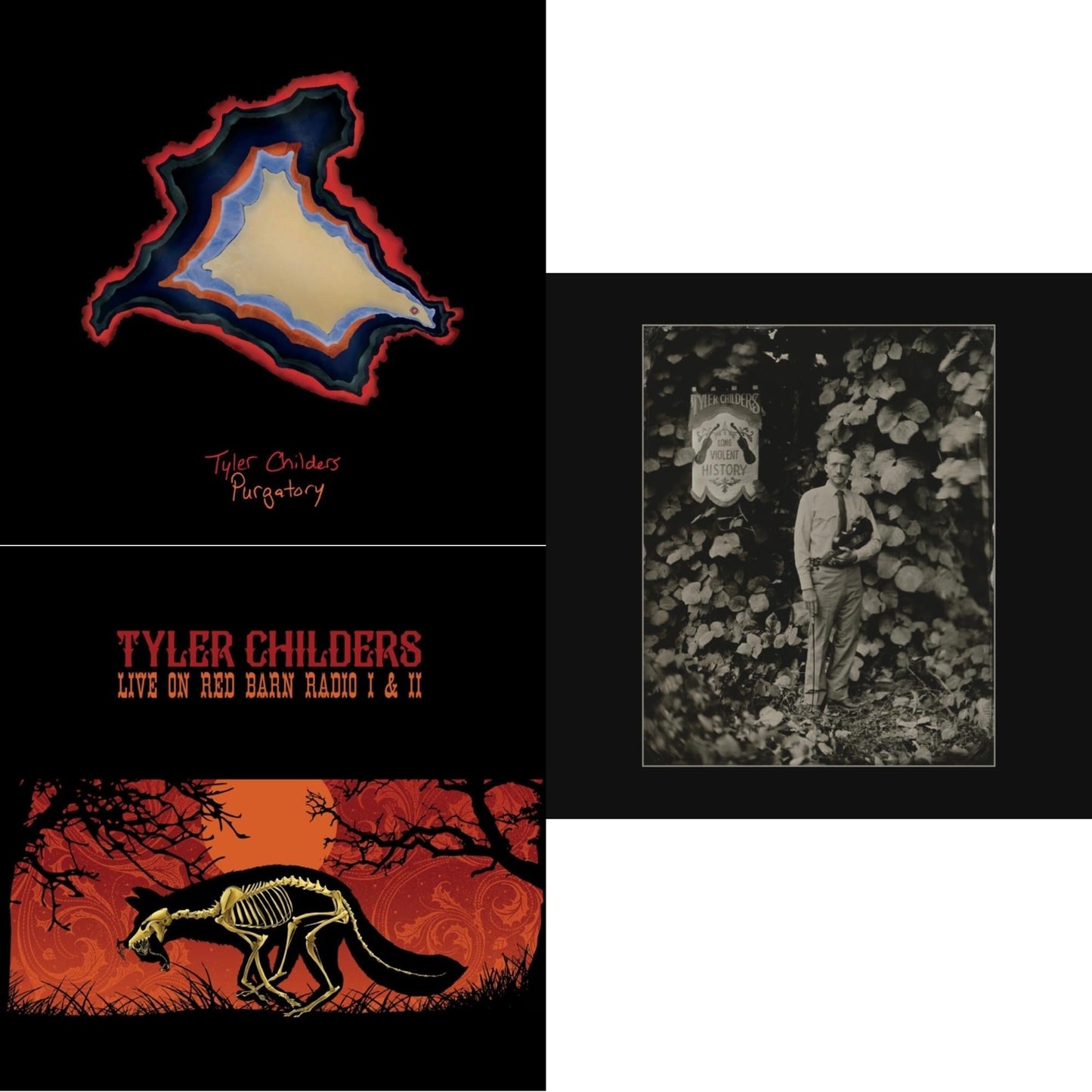 Long Violent History (140G/Insert) & Live On Red Barn Radio I & Ii & Purgatory