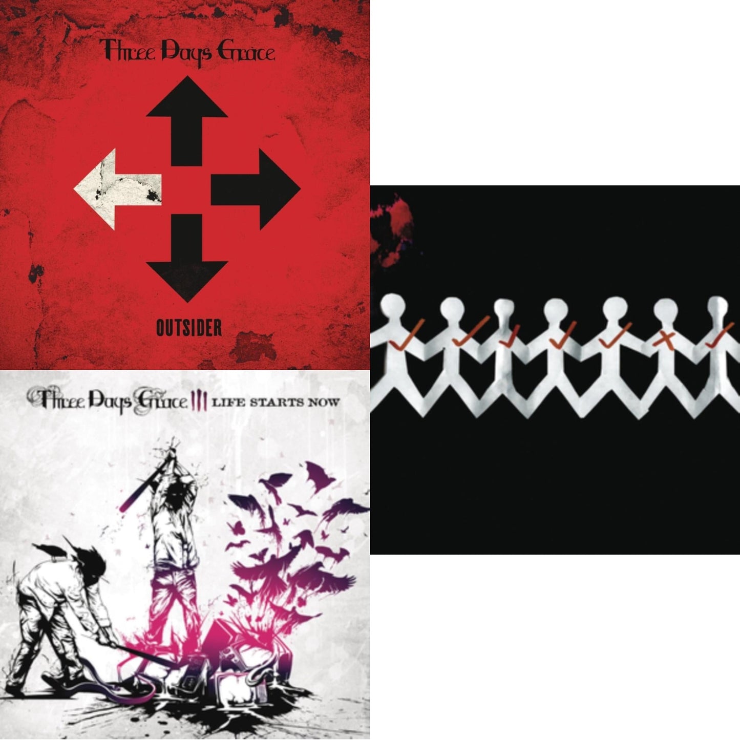 Outsider (140G/Dl Card) & Life Starts Now (150G) & One-X (150G)