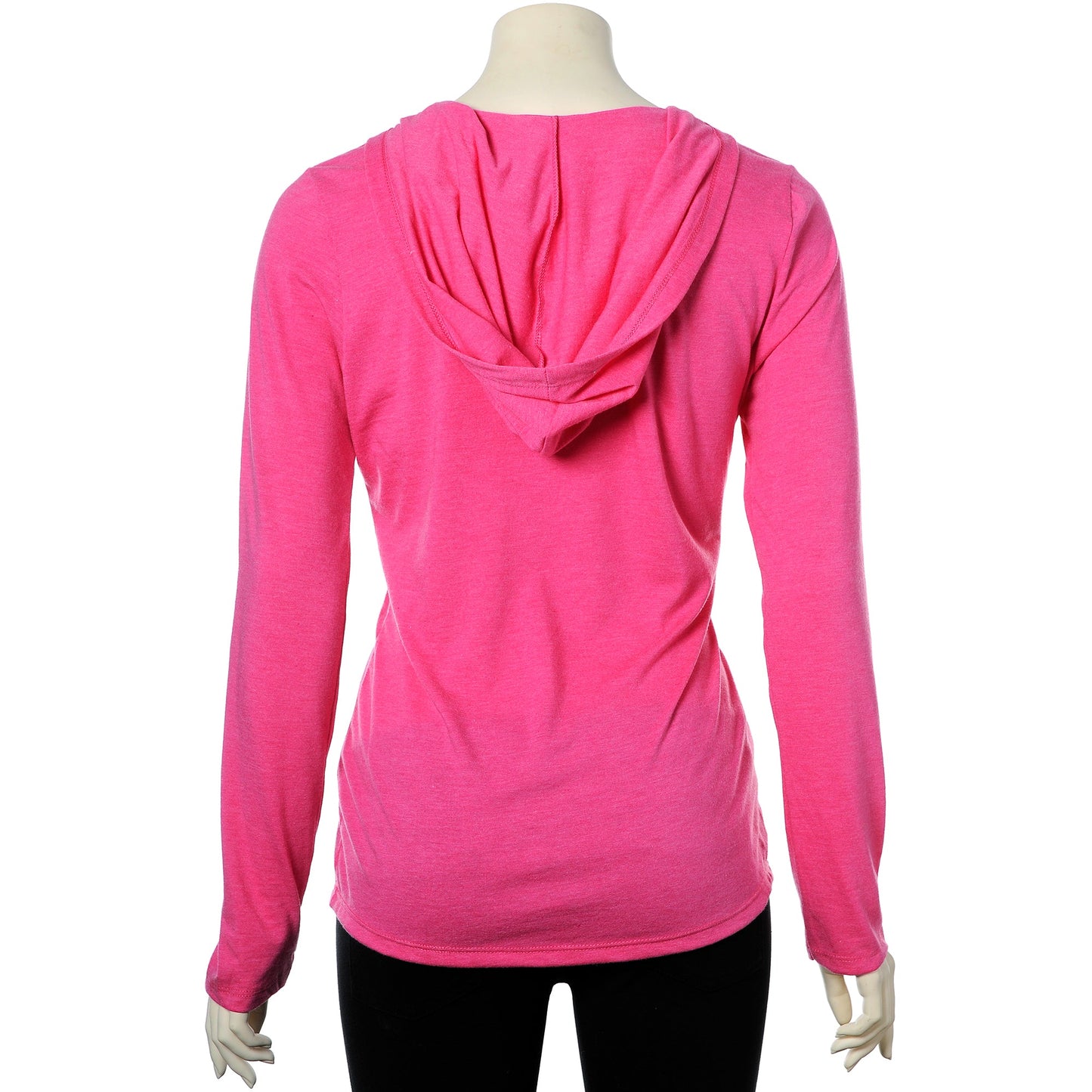 Pierced Inked & Amazing Pink Frost Tapered Long Sleeve Hoodie