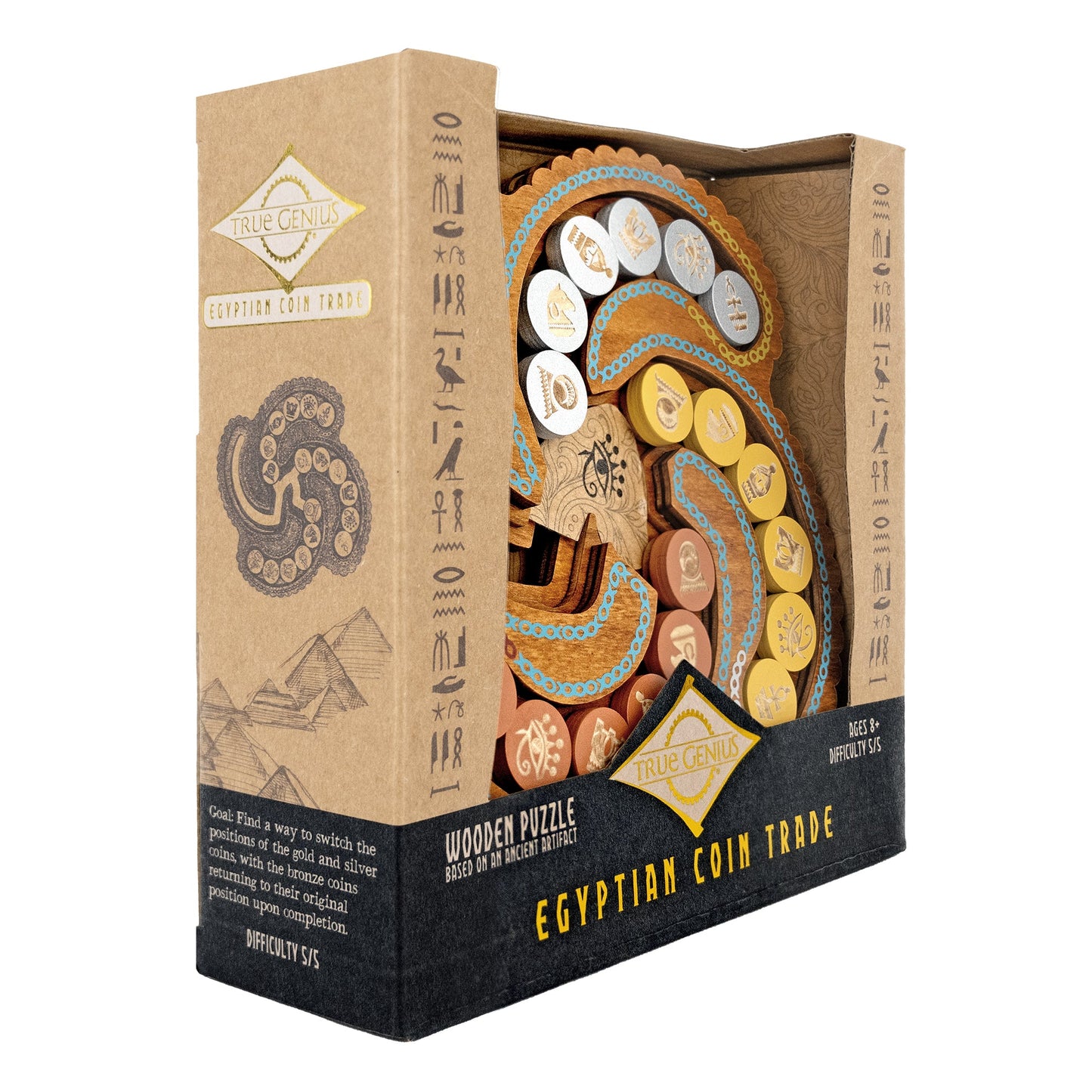 Egyptian Coin Trade - Column Swap Brainteaser