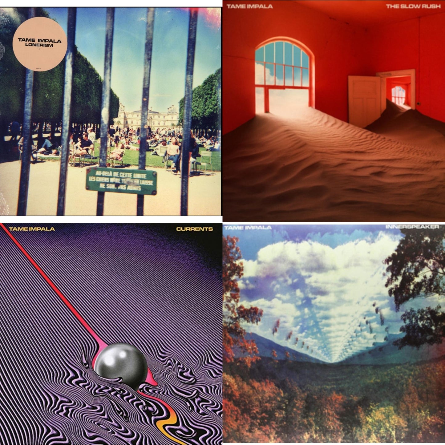 Lonerism & Currents & Slow Rush (2LP) & Innerspeaker