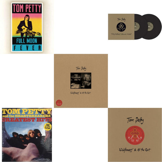 Tom Petty - Finding Wildflowers (Alternate Versions) (2LP) & Wildflowers & All The Rest (Deluxe Edition/7LP) & Wildflowers & All The Rest (3LP) & Full Moon Fever (180G) & Greatest Hits (2LP)