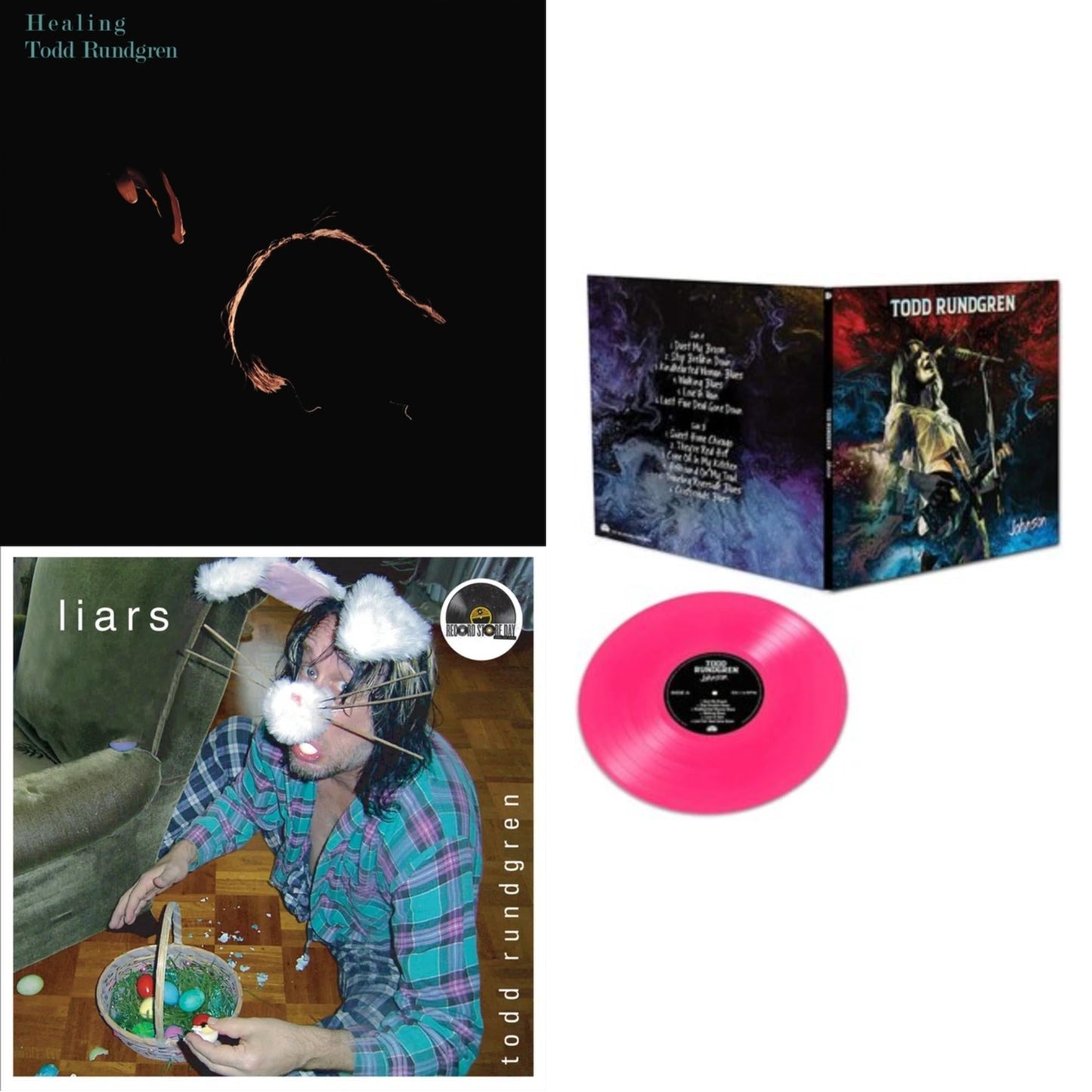 Healing (Clear LP Vinyl/Translucent Blue 7Inch) & Liars (2LP/Green Vinyl) & Johnson (Pink LP Vinyl)