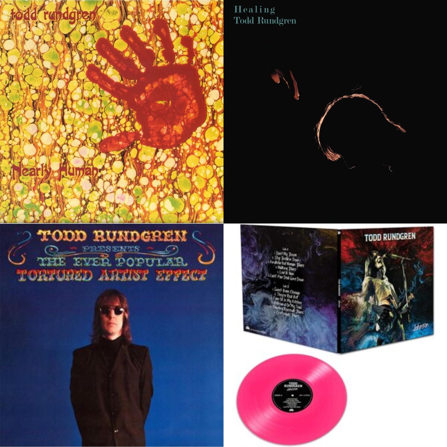 Healing (Clear LP Vinyl/Translucent Blue 7Inch) & Nearly Human (180G/Translucent Yellow LP Vinyl/Limited Tour Edition) & Ever Popular Tortured Artist Effect (180G/Limited Edition/Gatefold Cover) & Johnson (Pink LP Vinyl)