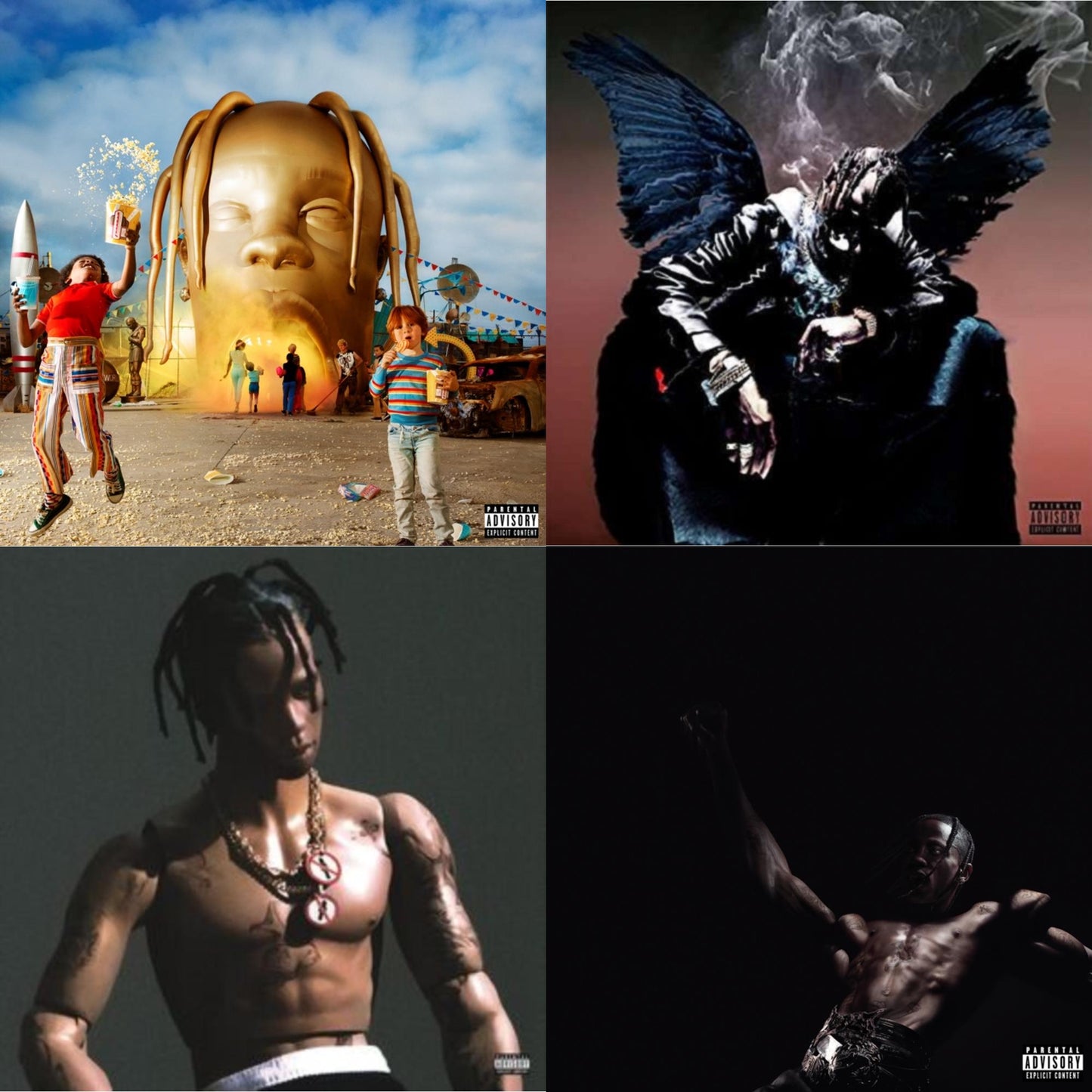 Astroworld (X) (2 LP/150G/Dl Insert) & Utopia (X) (2LP/140G) & Rodeo (X) (2LP/150G/Dl Card) & Birds In The Trap Sing Mcknight (Pa) (2LP/150G/Dl Card)