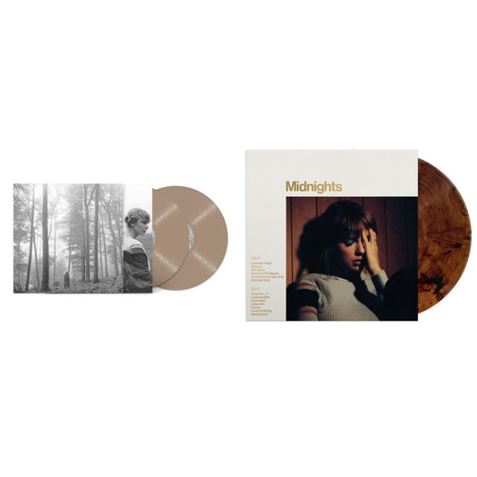 Folklore (X) (Beige Vinyl/2LP) & Midnights (X) (Mahogany Color LP Vinyl)