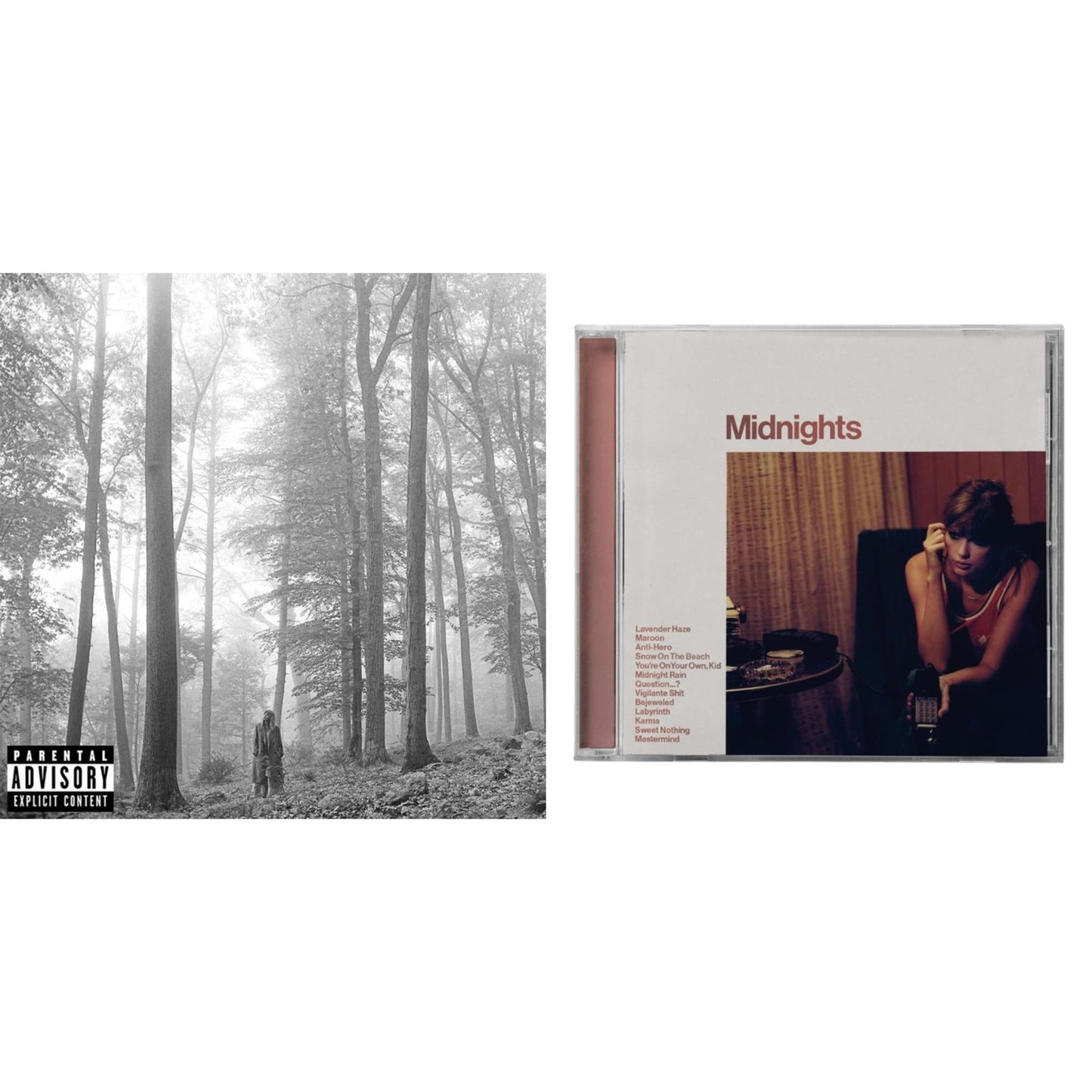 Folklore (X) & Midnights (X) (Blood Moon CD)