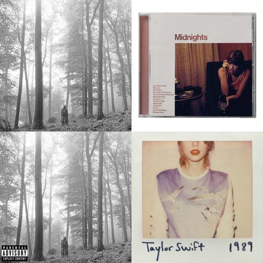 Folklore (Edited) & Folklore (X) & Midnights (X) (Blood Moon CD) & 1989