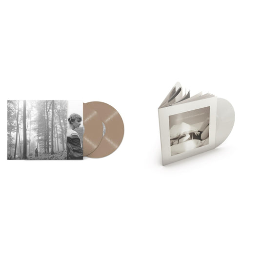 Folklore (X) (Beige Vinyl/2LP) & Tortured Poets Department (X) (Ghosted White Vinyl/2LP/Manuscript- Bonus Track)