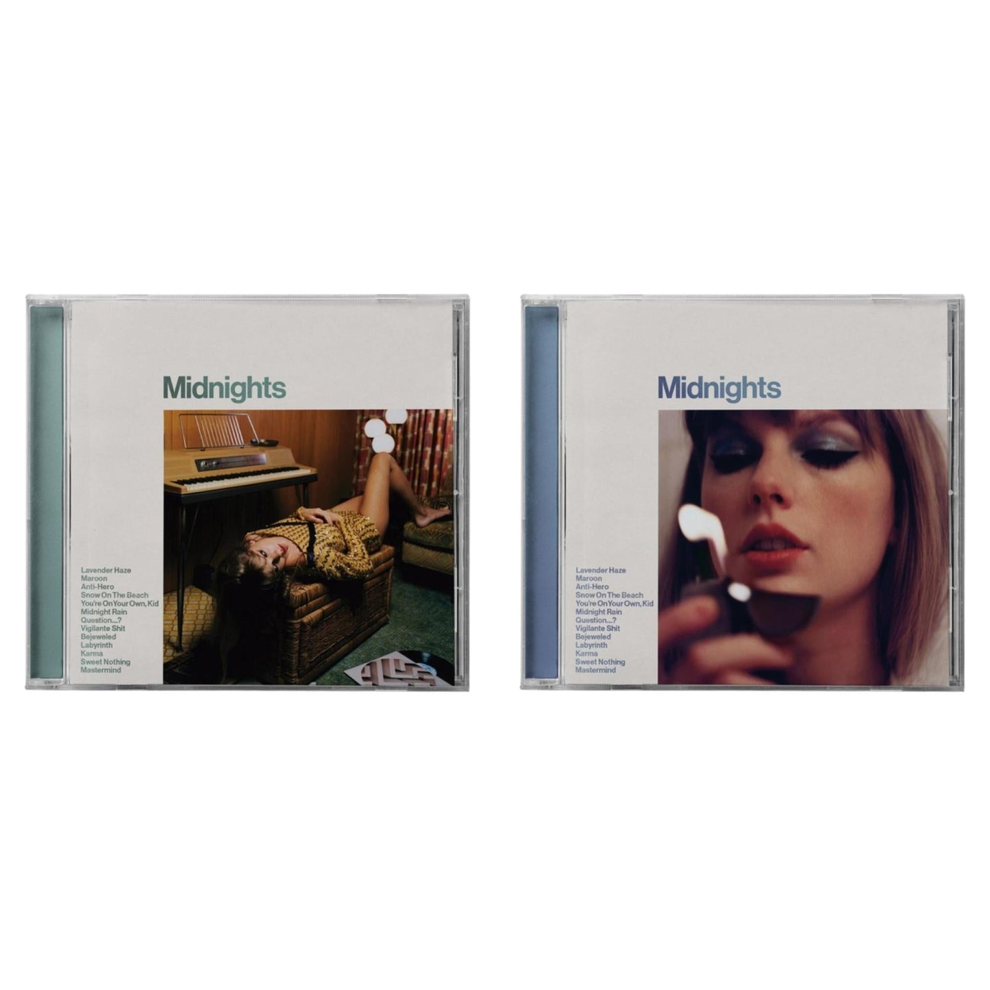 Midnights (X) (Moonstone Blue CD) & Midnights (X) (Jade Green CD)