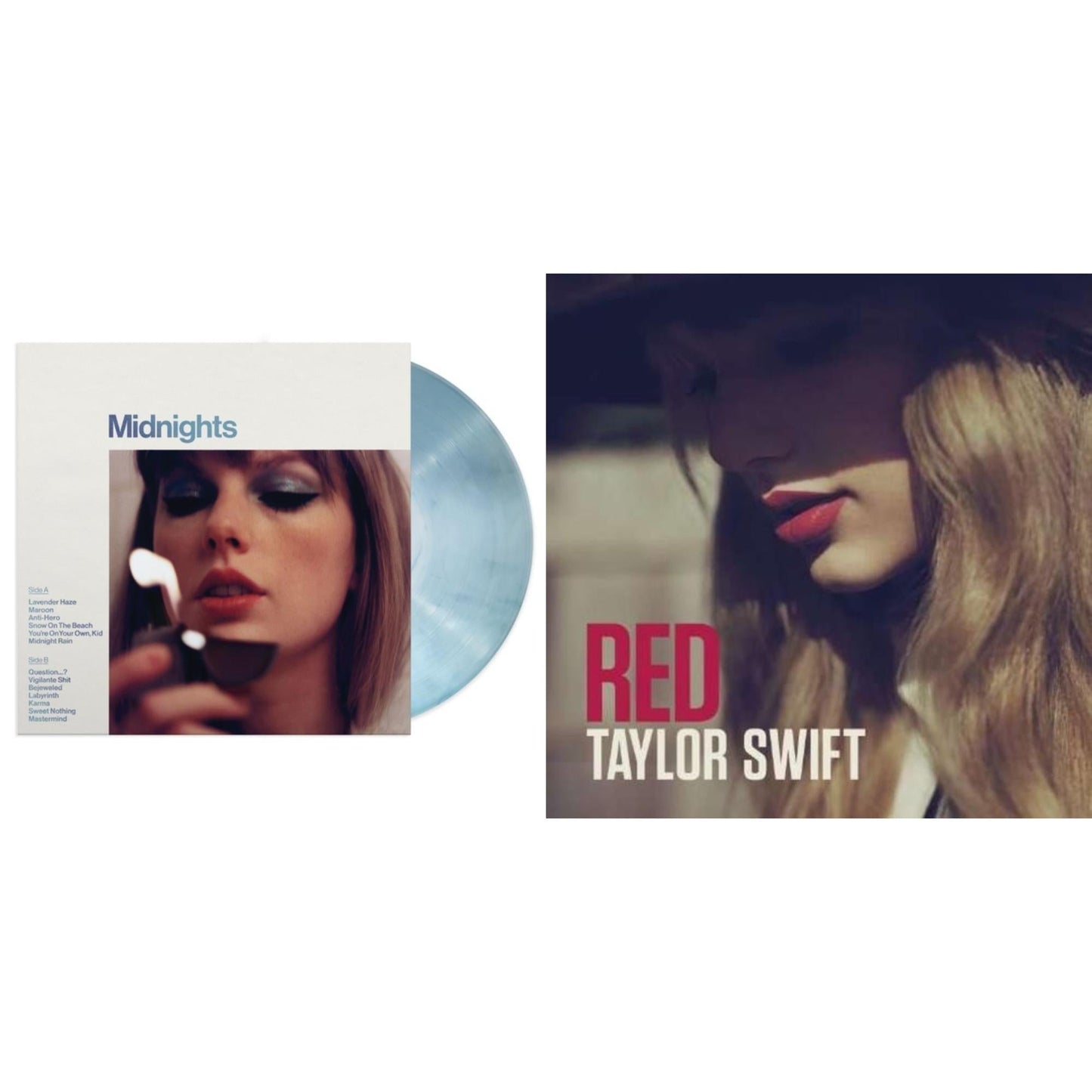Midnights (X) (Moonstone Blue LP Vinyl) & Red