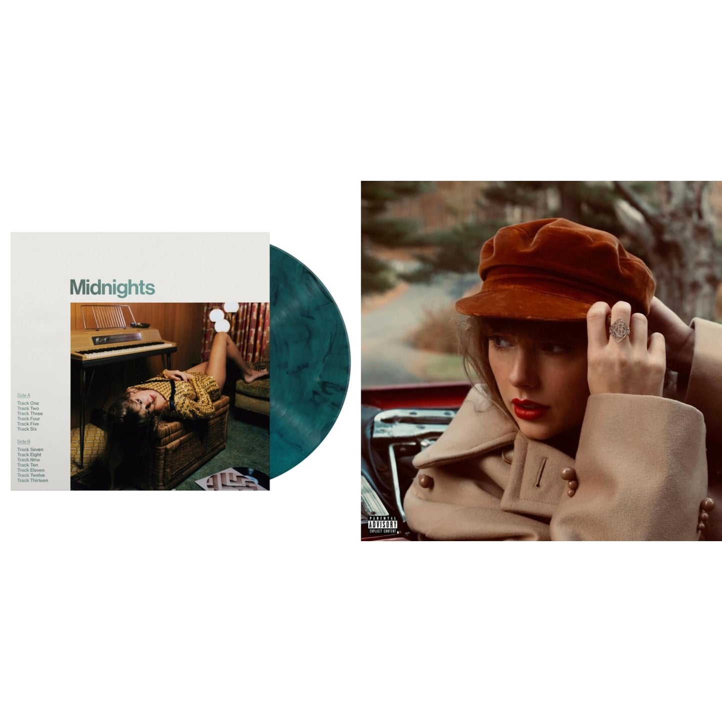 Red (Taylor's Version) (4LP) & Midnights (X) (Jade Green LP Vinyl)