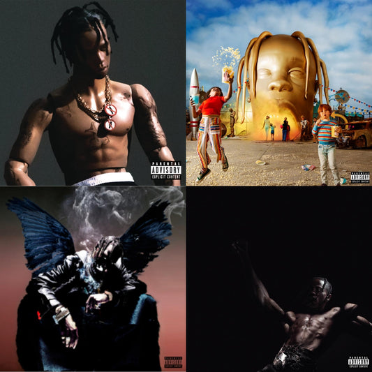 Travis Scott - Astroworld & Utopia (X) & Rodeo (Exp) & Birds In The Trap Sing Mcknight (Pa) - CD Bundle