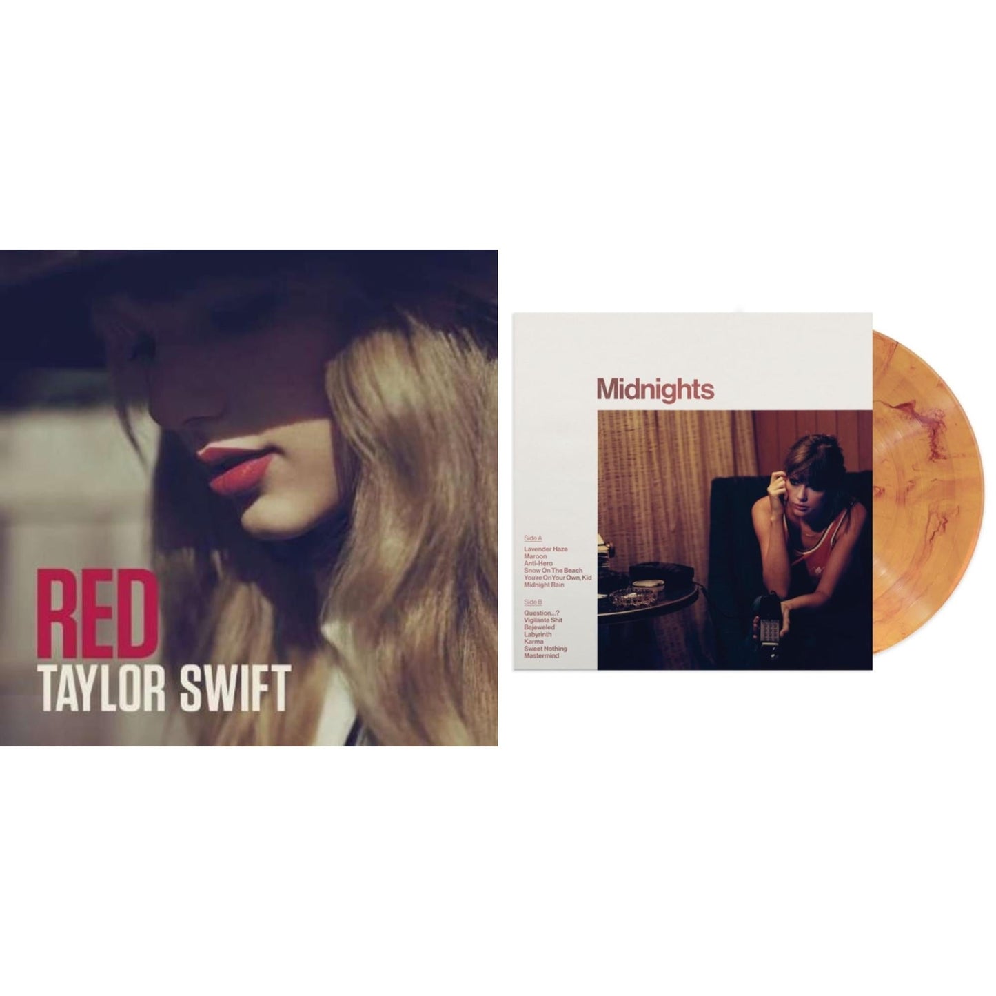 Midnights (X) (Blood Moon LP Vinyl) & Red