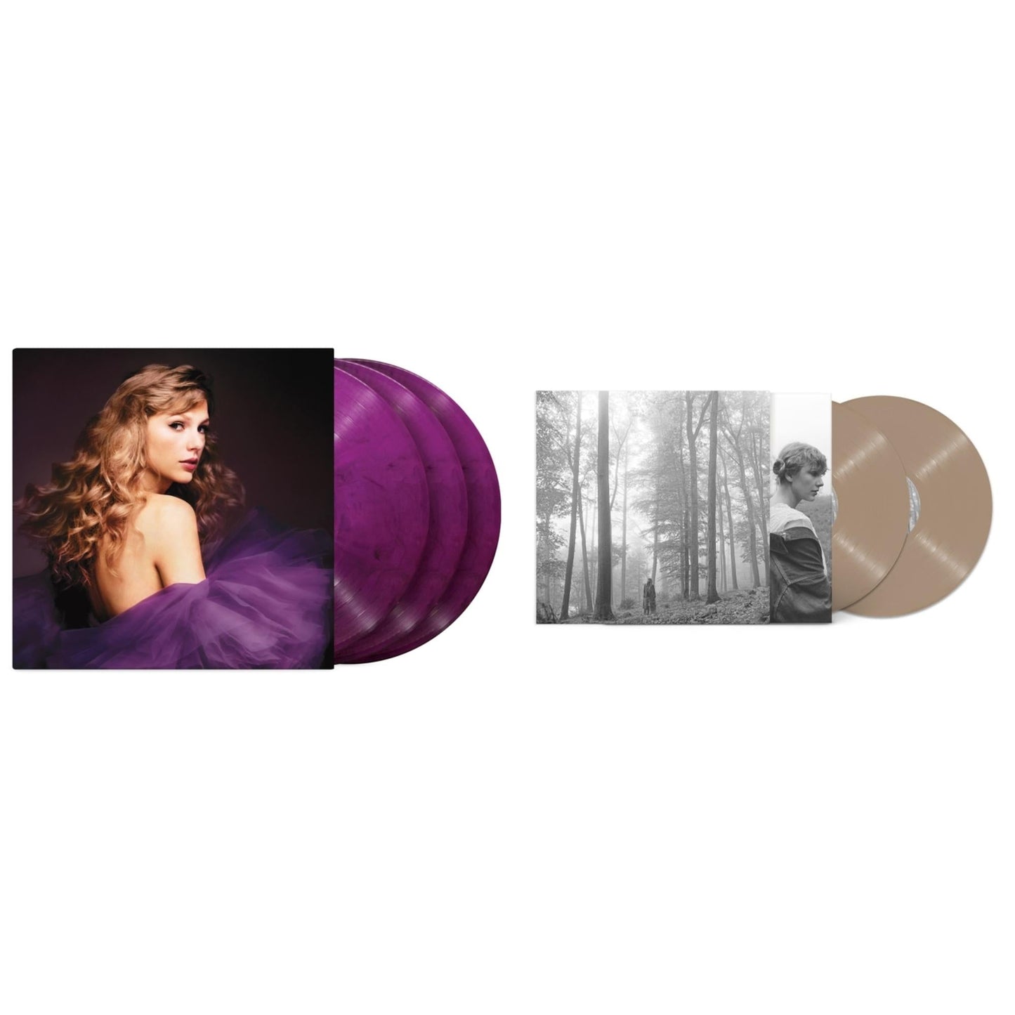 Folklore (X) (Beige Vinyl/2LP) & Speak Now (Taylor's Version) (Orchid Marbled Vinyl/3LP)