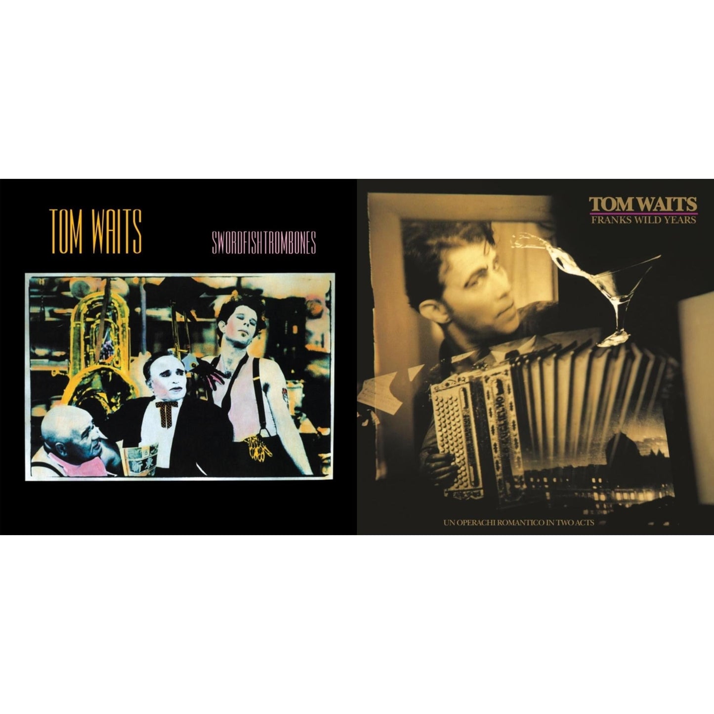 Tom Waits - Frank's Wild Years (Remaster) & Swordfishtrombones (Remaster) - LP Vinyl Bundle