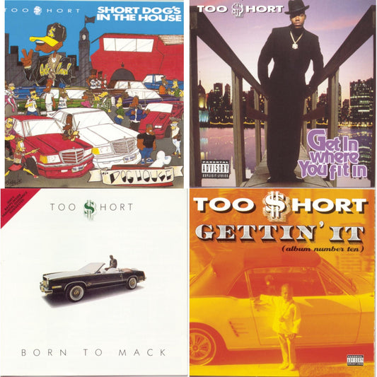 Too $Hort - Born To Mack & Short Dog�S In The House & Get In Where You Fit In & Gettin It - CD Bundle